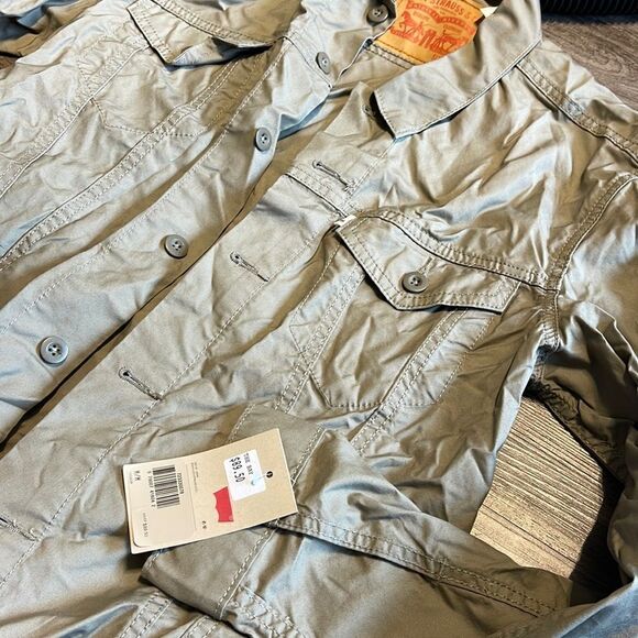 Levi'S Slim Trucker Jacket-BROWN-Medium - Picture 2 of 2